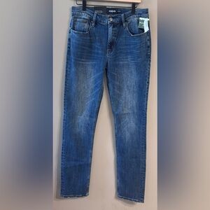 RSQ men's slim-fit denim jeans in a medium blue wash NWT